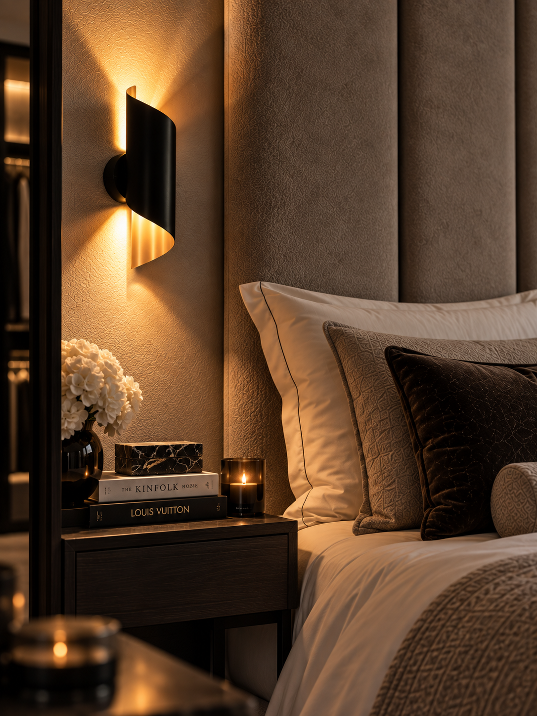 Wandlamp Golden Twist
