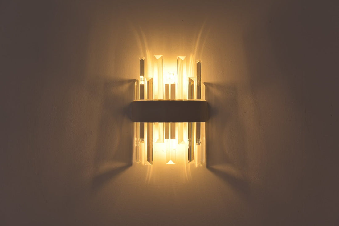 Wandlamp Christine met kristallen staafjes, foto 4