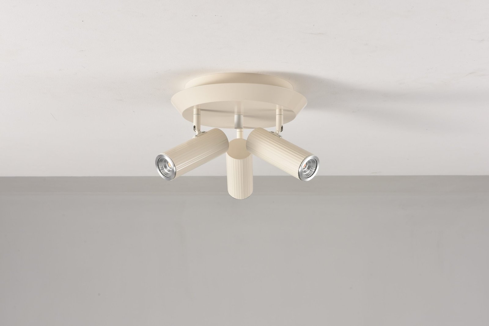 Plafondlamp Flush in beige