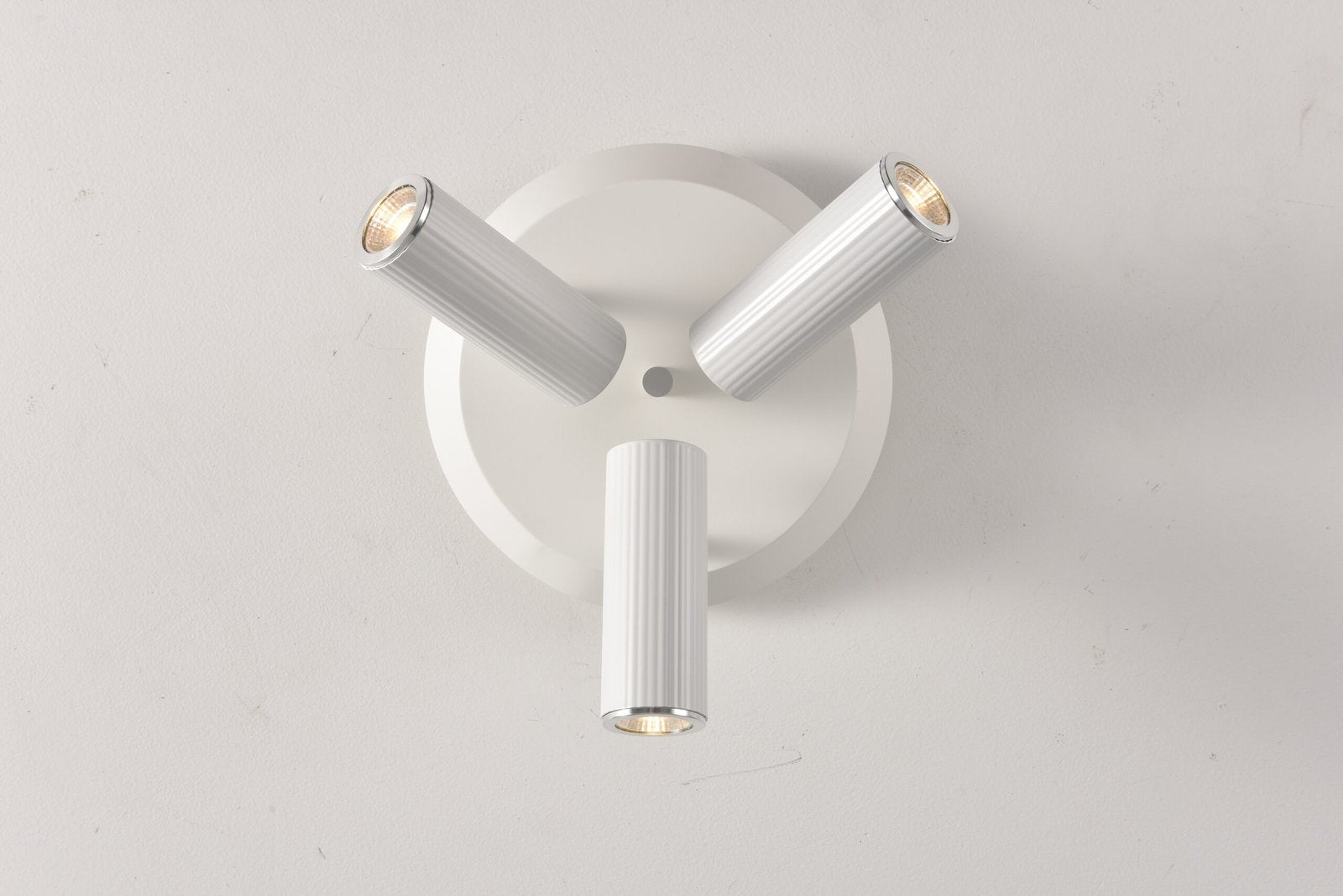 Plafondlamp Flush in gebroken wit