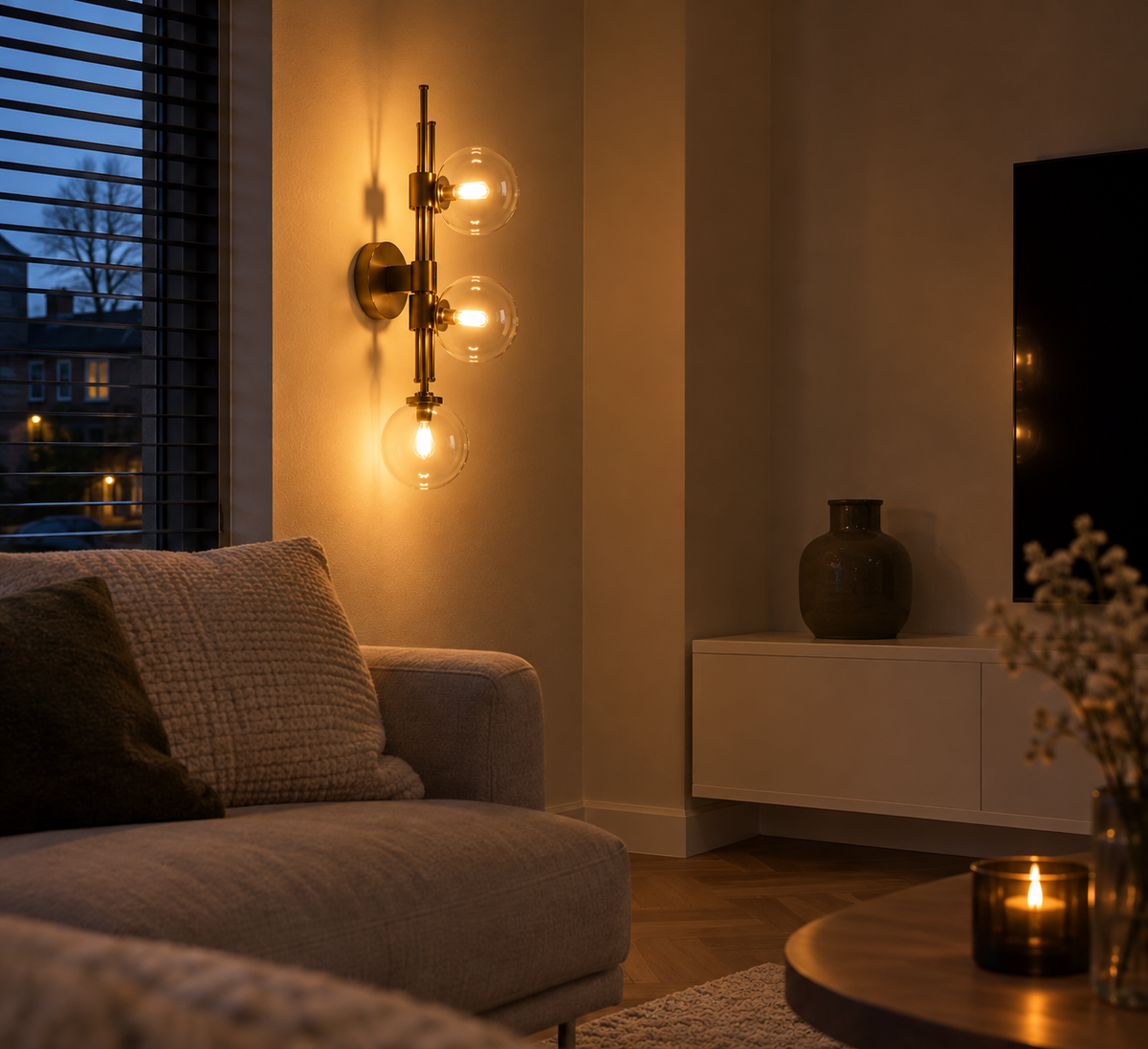 Wandlamp Luna