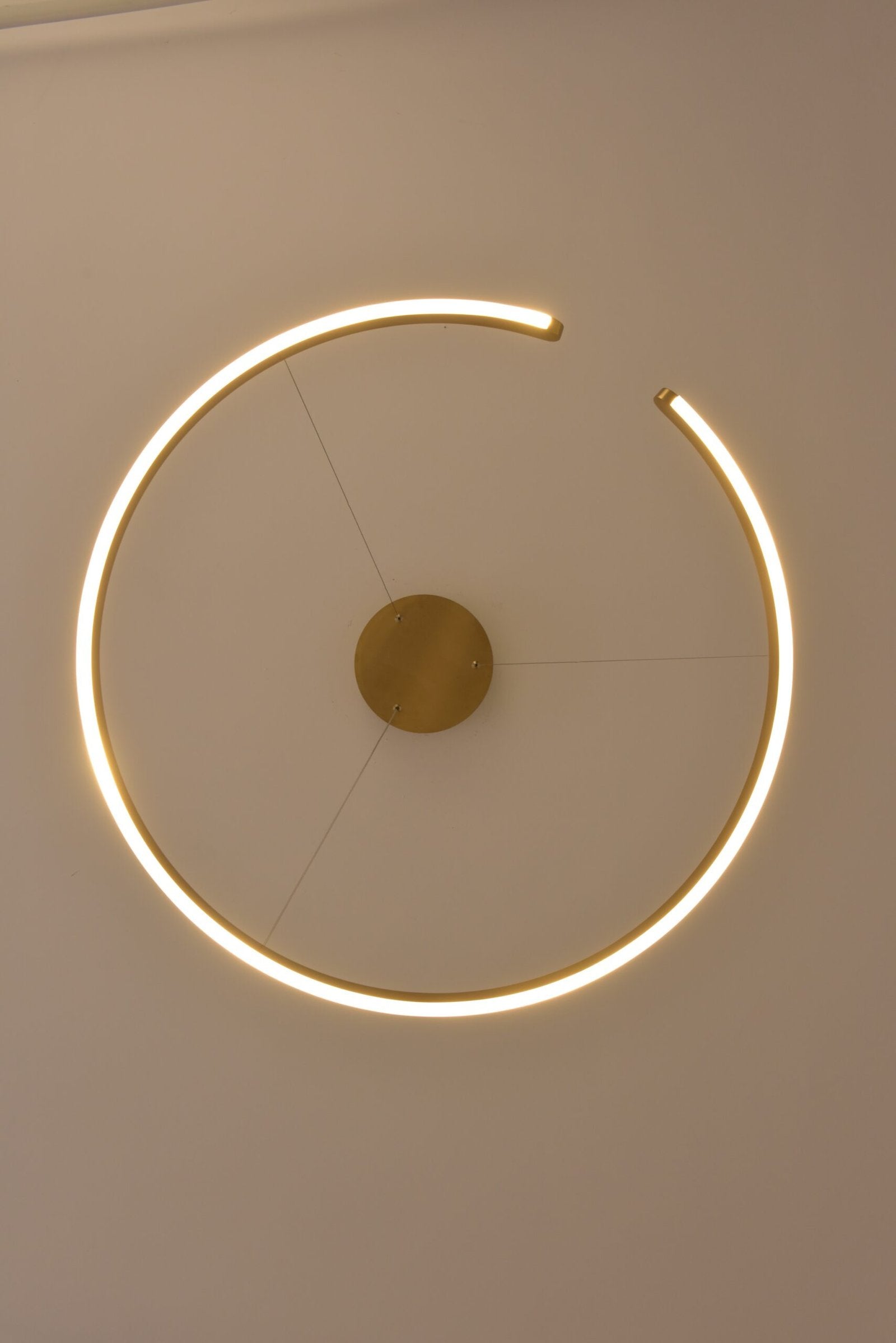 Hanglamp Aura in goud