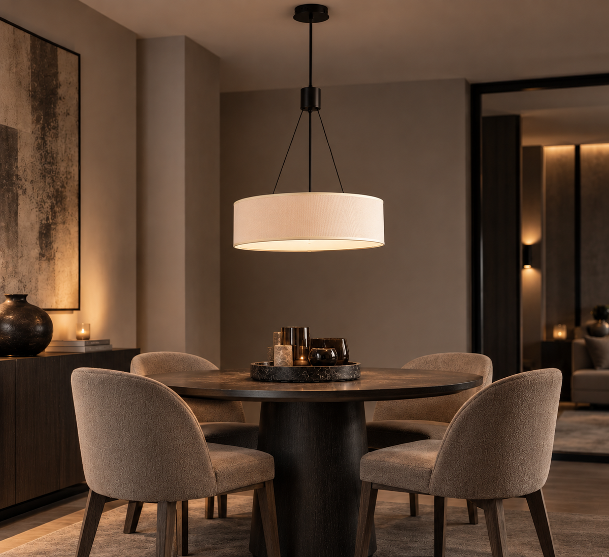 Hanglamp Noir & Blanc