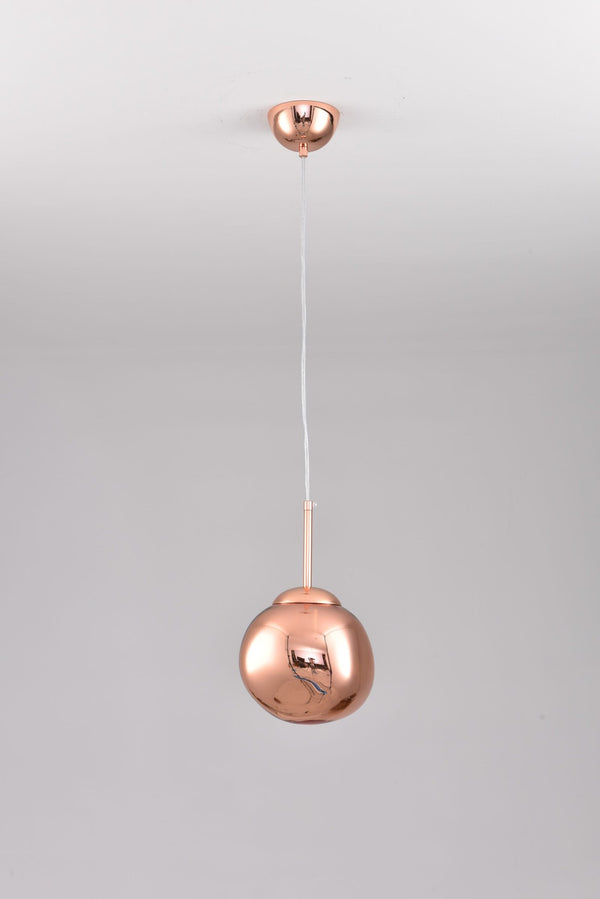 Hanglamp Melt in rose goud