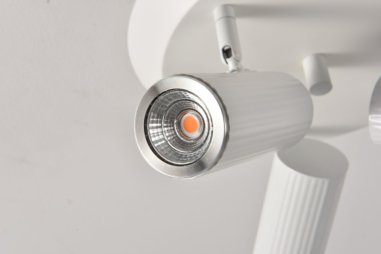 Plafondlamp Flush in gebroken wit