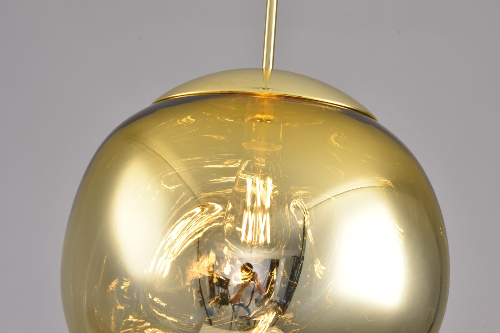Hanglamp Melt in goud