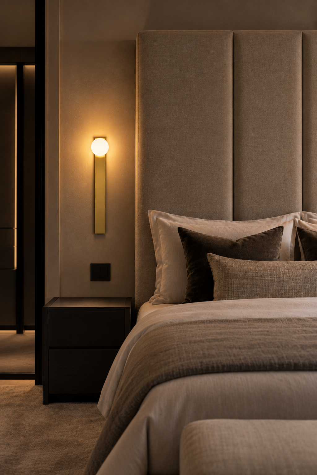 Wall lamp Nova in gold