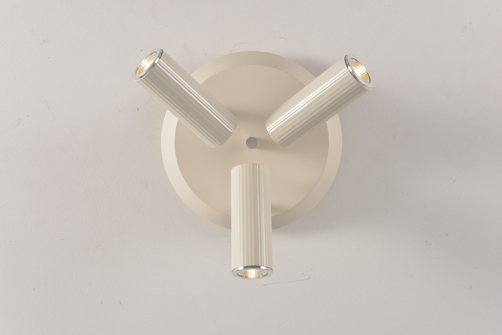Plafondlamp Flush in beige
