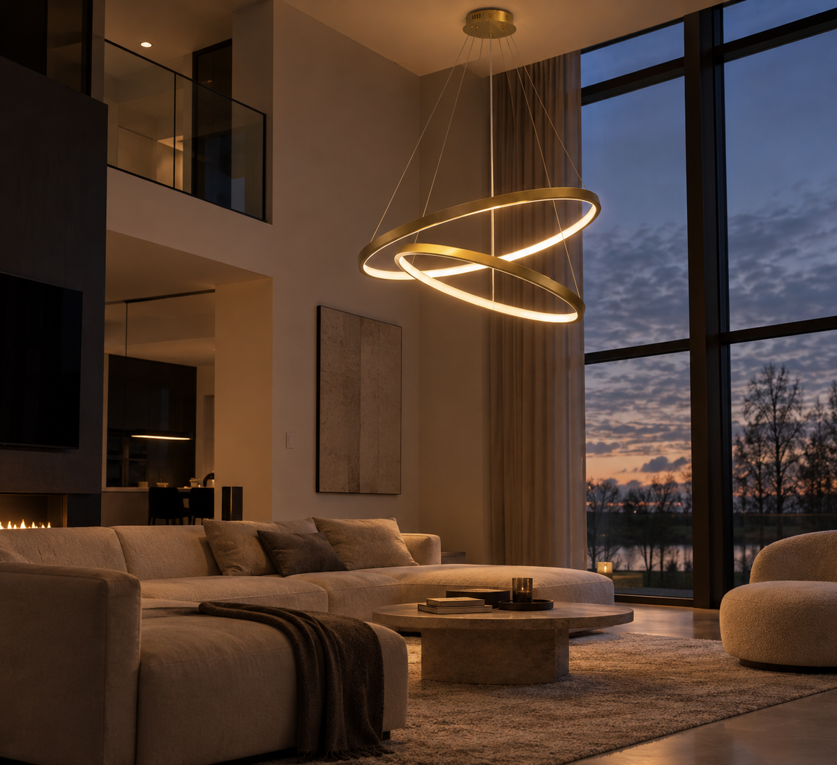 Hanglamp Twinkle goud
