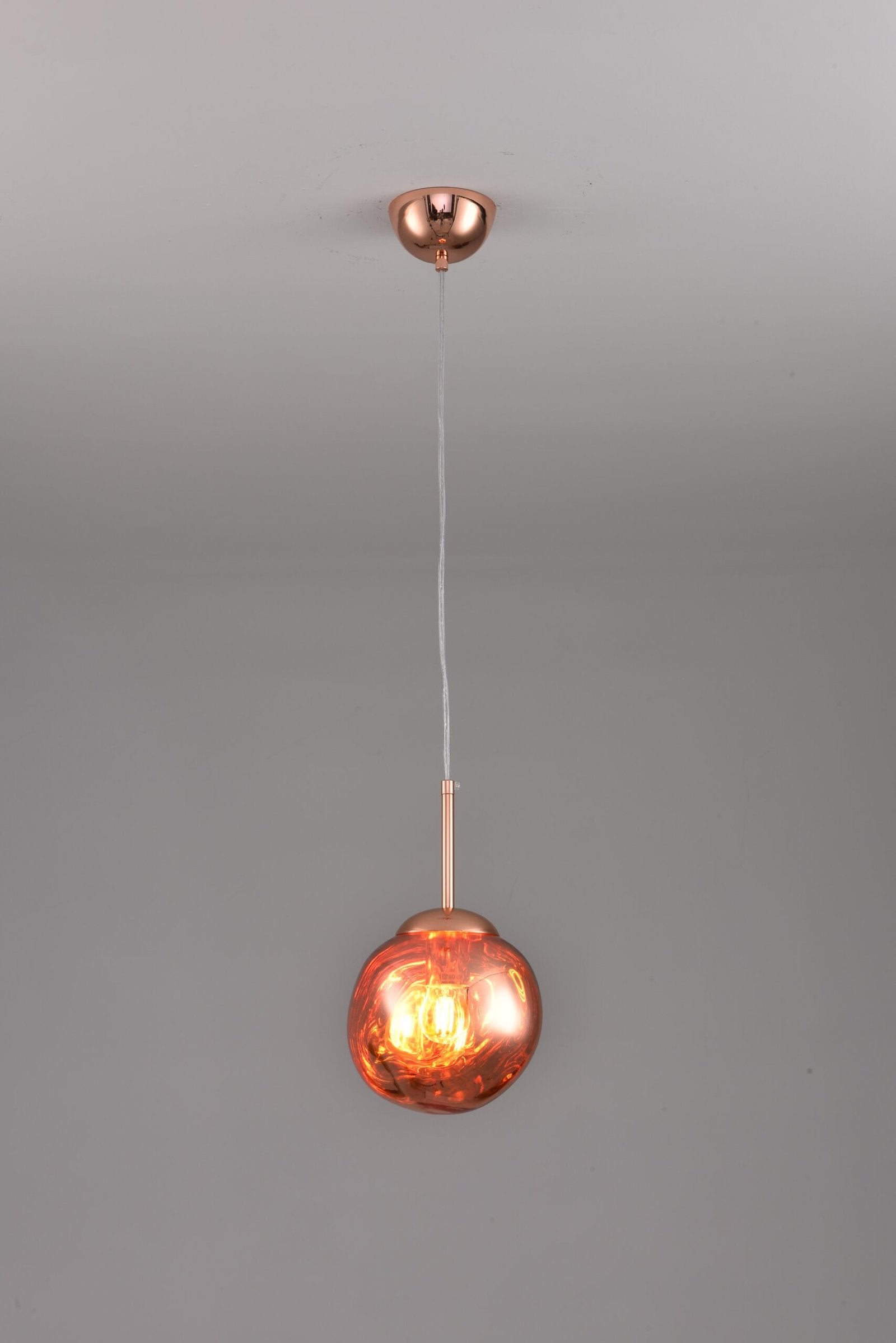 Hanglamp Melt in rose goud
