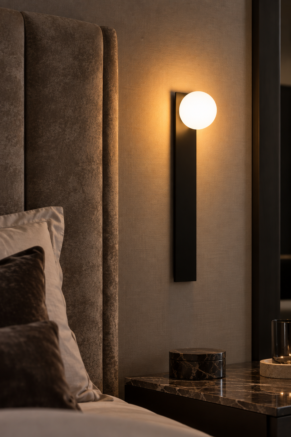 Wandlamp Nova zwart