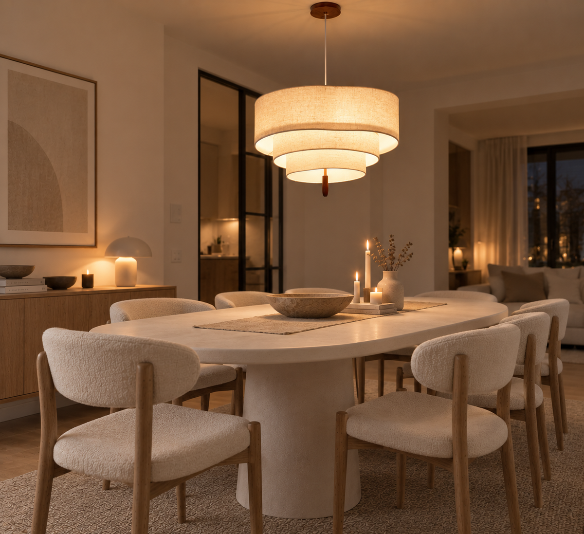 Hanglamp Ligni, detailfoto