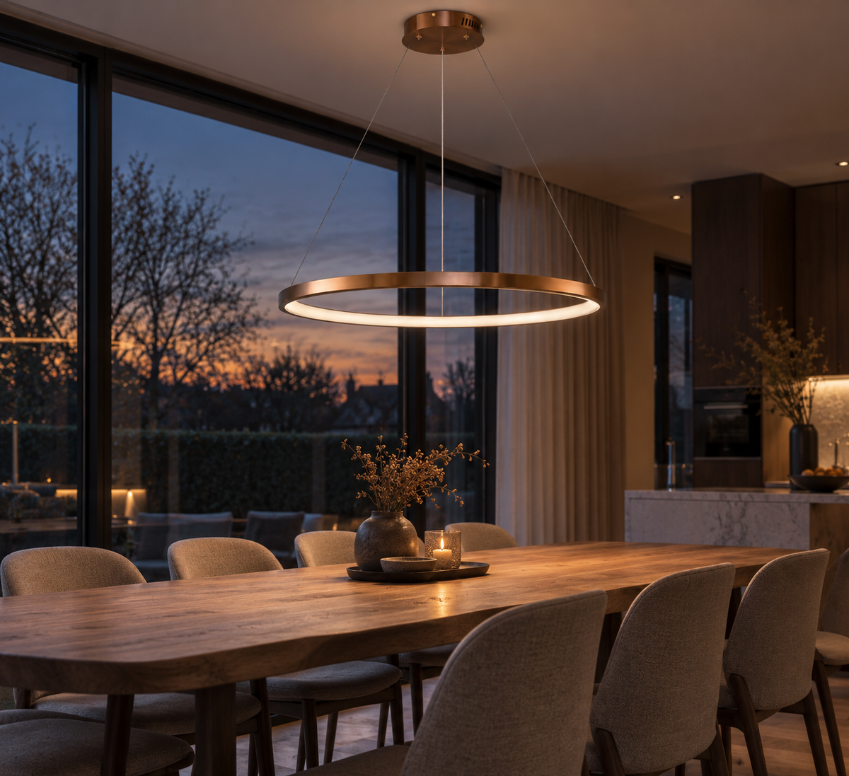 Hanglamp Luster brons