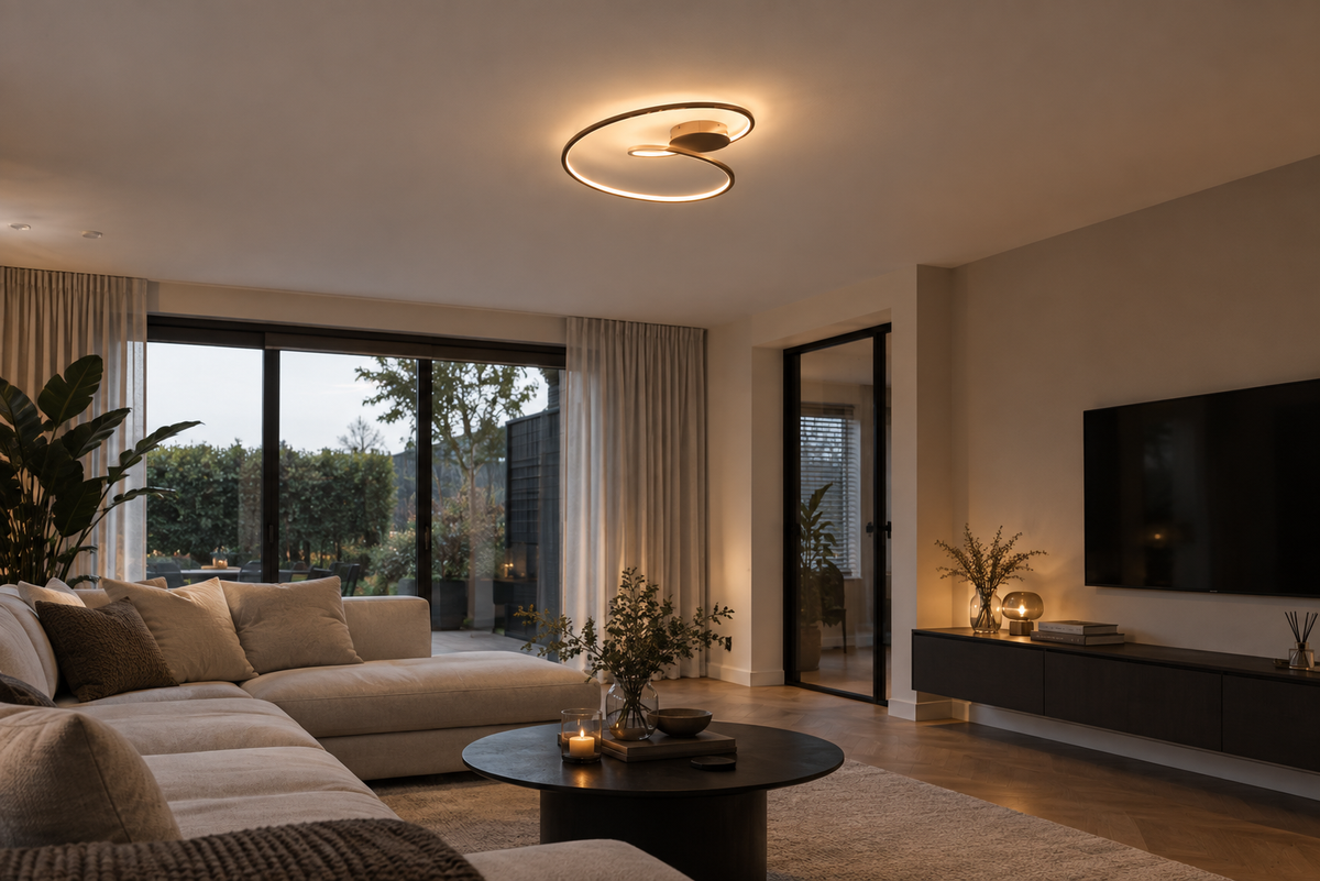 Ceiling Light Spiral
