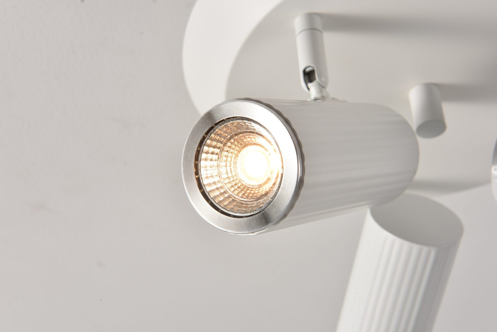 Plafondlamp Flush in gebroken wit