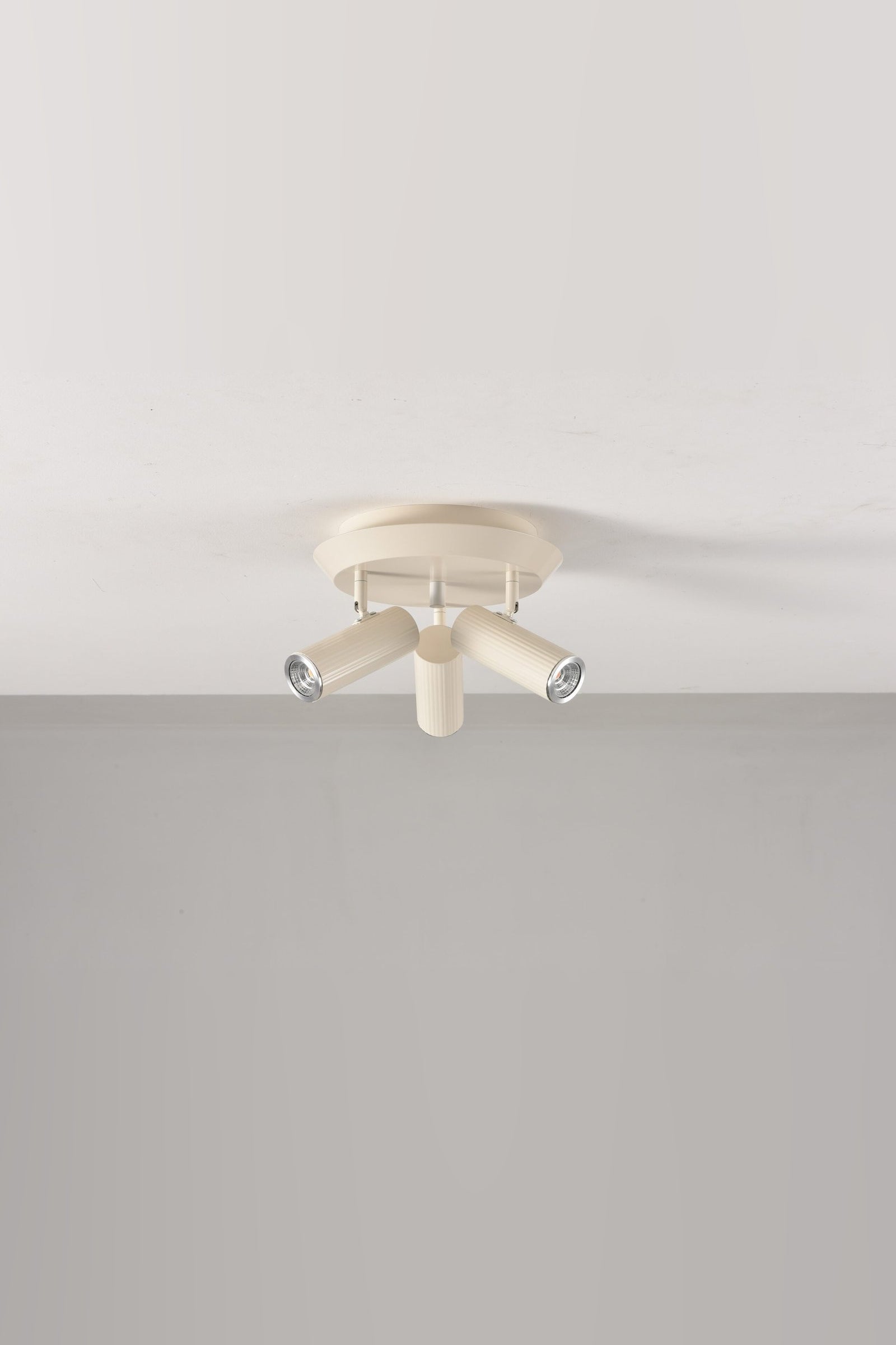 Plafondlamp Flush in beige