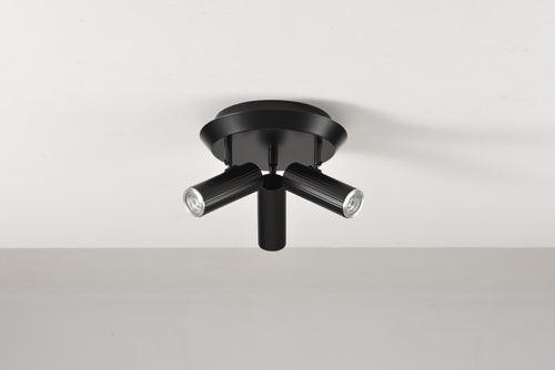 Deckenleuchte Flush Schwarz